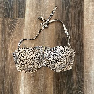 Victoria Secret/Animal Print/Swim Top/36DD